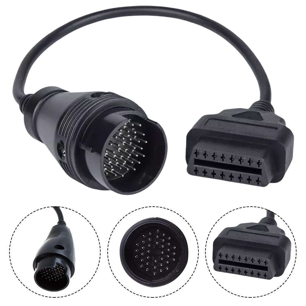 Suitable For Mercedes 38 Pin Full PIN To 16 Pin OBD2 Adapter Diagnostic Connector Adapter Cable D6R2