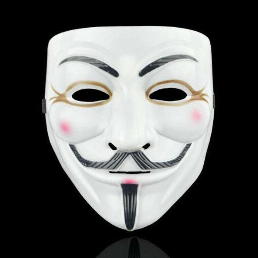 Kids Anonymous Hacker Christmas Halloween V for Vendetta Guy Face Mask Child Adults Unisex KTY