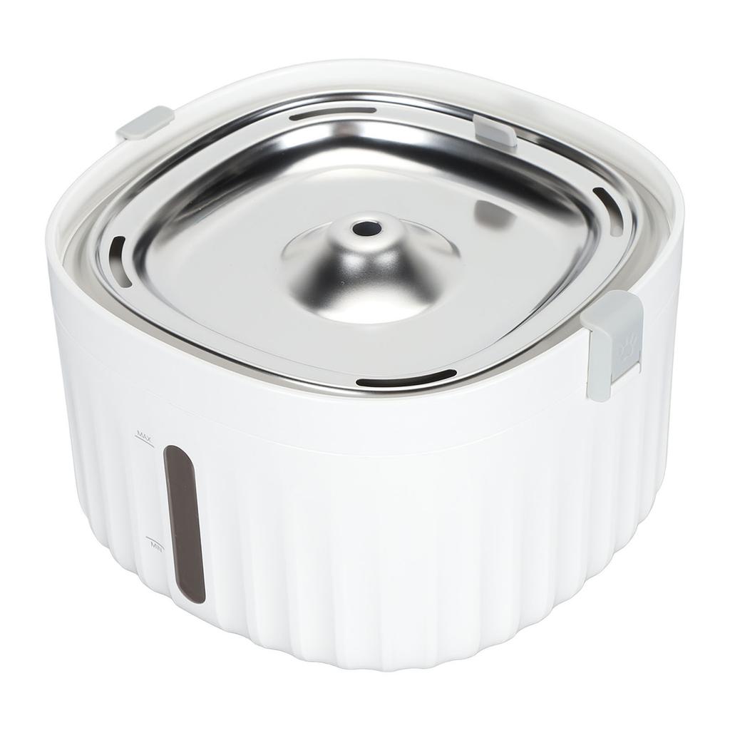 Автоматический фонтанчик для кошек объемом 2 л, многослойная фильтрация из нержавеющей стали, умный диспенсер для воды для домашних животных