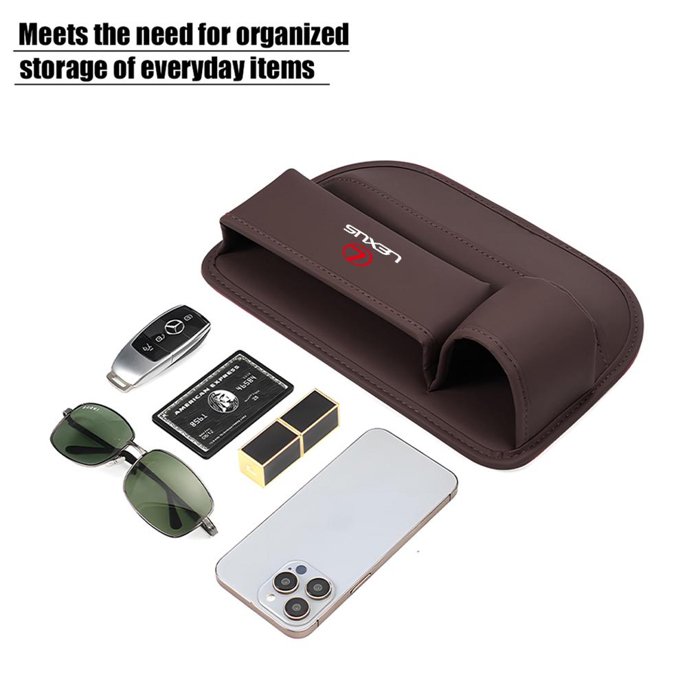 1/2Pcs Car Seat Storage Box With Cup Holder Decoration Accessory For Lexus CT200h NX300h RX330 EX300h F Sport IS RX IS250 IS300 HP5