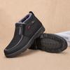 Зимние новые хлопковые ботинки мужские средние сноубутсы с утолщенной платформой для улицы, большие хлопковые ботинки