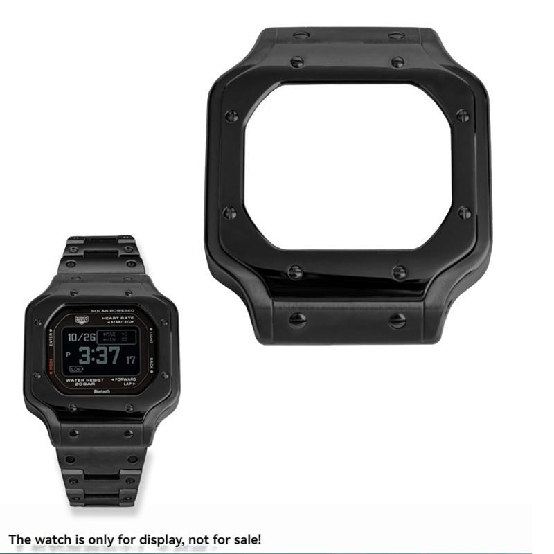 Персонализированная модификация ремешка DW5600 для Casio G-SHOCK DW-5600 GW-B5600 Корпус из нержавеющей стали Браслет Часовая цепочка Оболочка