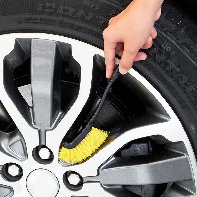 Щетка для обода автомобильных шин, щетки для чистки ступицы колеса, аксессуары для детализации автомобильных колес, инструмент для автоматической мойки шин