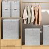 Non-Woven Zipper Storage Bag Portable Clothes Storage Bins Foldable Closet Organizer Containers Wardrobe Sorting Storage Box