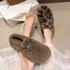 Fashion 2025 New Autumn and Winter Two-Wear Plus Velvet Mary Jane Shoes Cotton Shoes Women's Outside Wear
