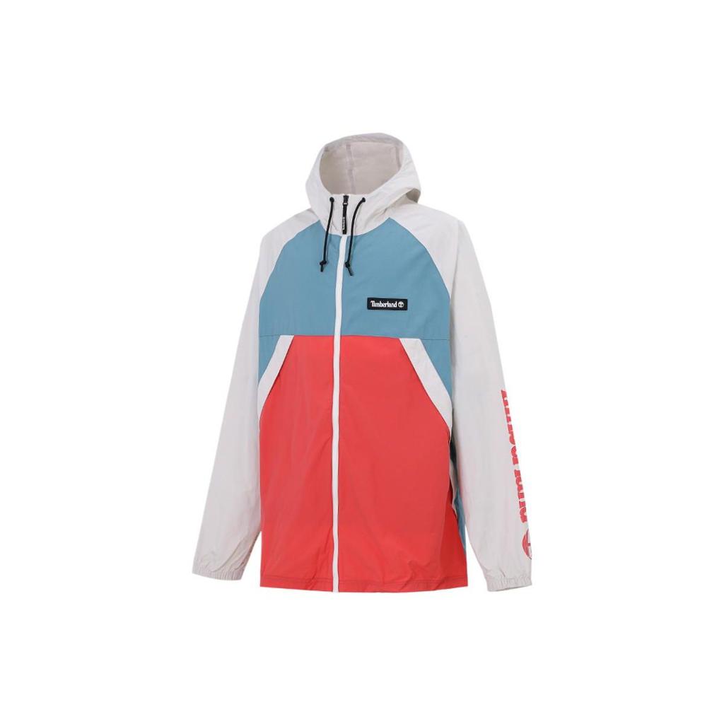 Timberland Мужская куртка-бомбер с капюшоном Color Block на молнии, разноцветная A2BV4-BN0
