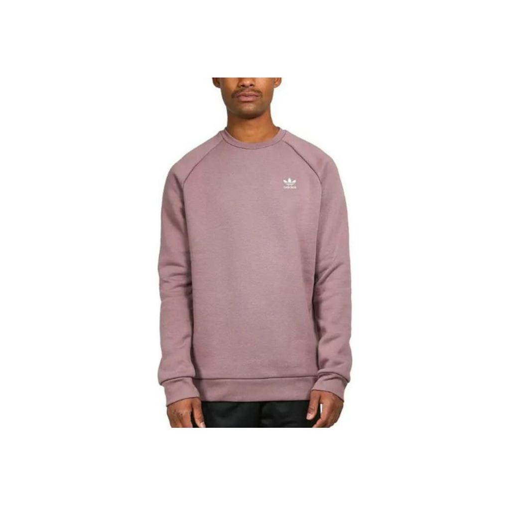 Adidas Originals Crew Neck Long Sleeve Logo Sweatshirt Men Tops Red HJ7991