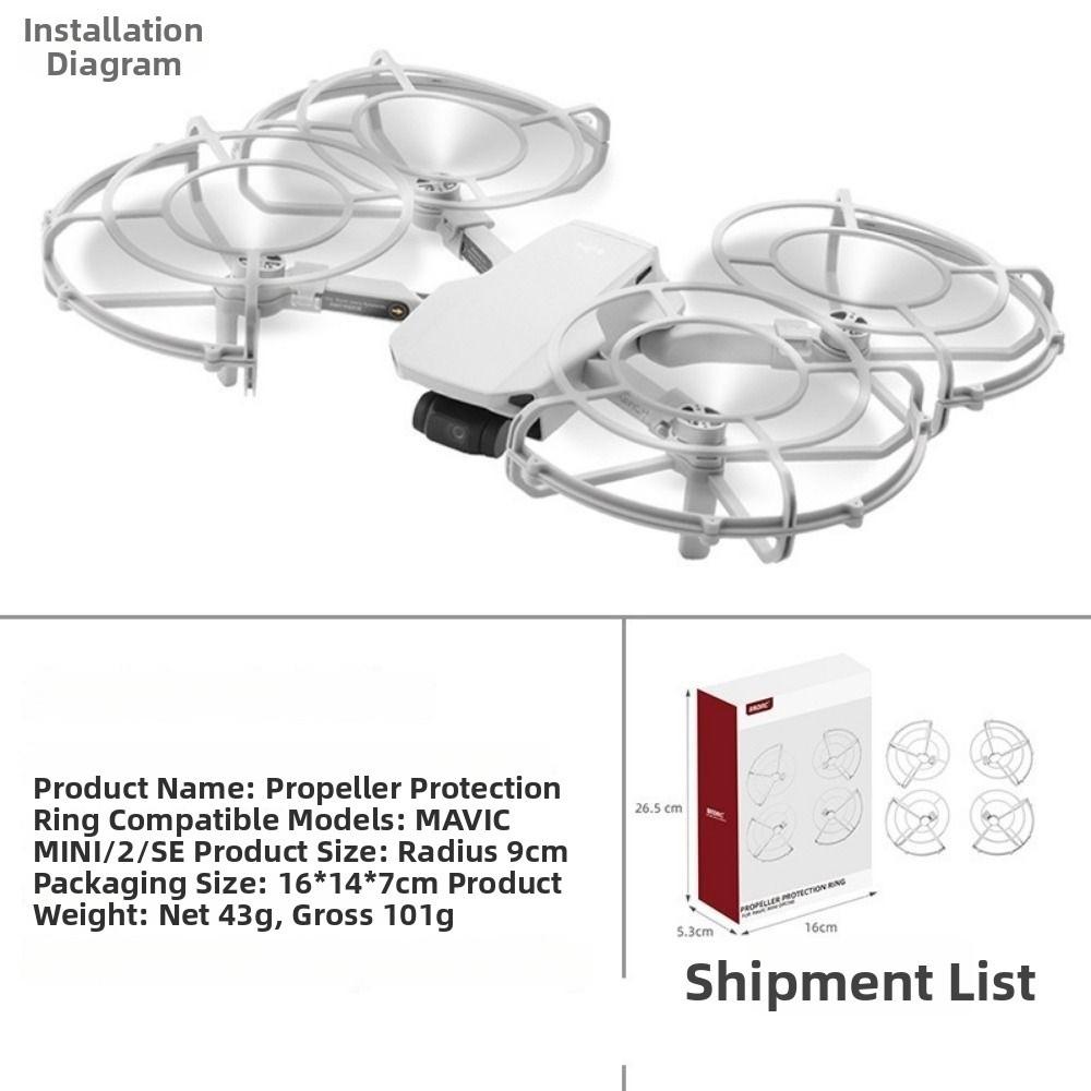 Propeller Guard Suitable for DJI MIN 3PRO Drone Protector Propeller Protection Ring 2/3/AIR2S/MINI 2 Propeller Protection Cover