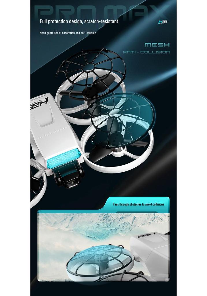 H28 Cross-border Optical Flow Brushless Drone - Folding Aerial Photography Toy Aircraft