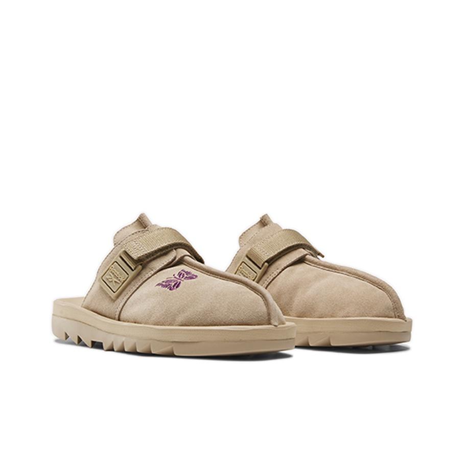 Needles x Reebok Beatnik Slides Холщовые Унисекс Кроссовки Песочный Экстремально-Фиолетовый 100207687