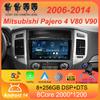 Android 14 Carplay Car Radio For Mitsubishi Pajero 4 V80 V90 2006 - 2014 Multimedia Video Navigation Player GPS Stereo Head Unit