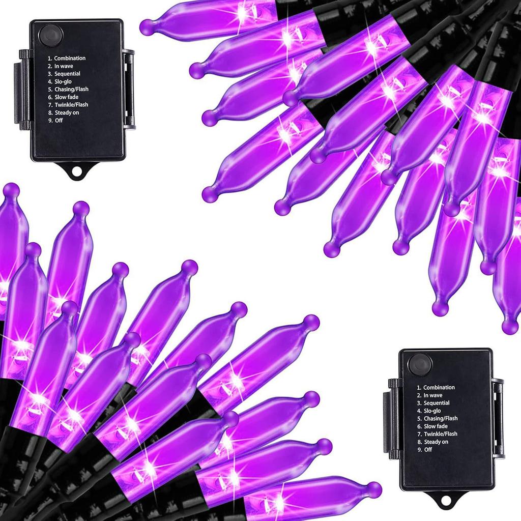 Многоцветная водонепроницаемая гирлянда Lala Bubble - Рождественская звездная штора с батарейным блоком