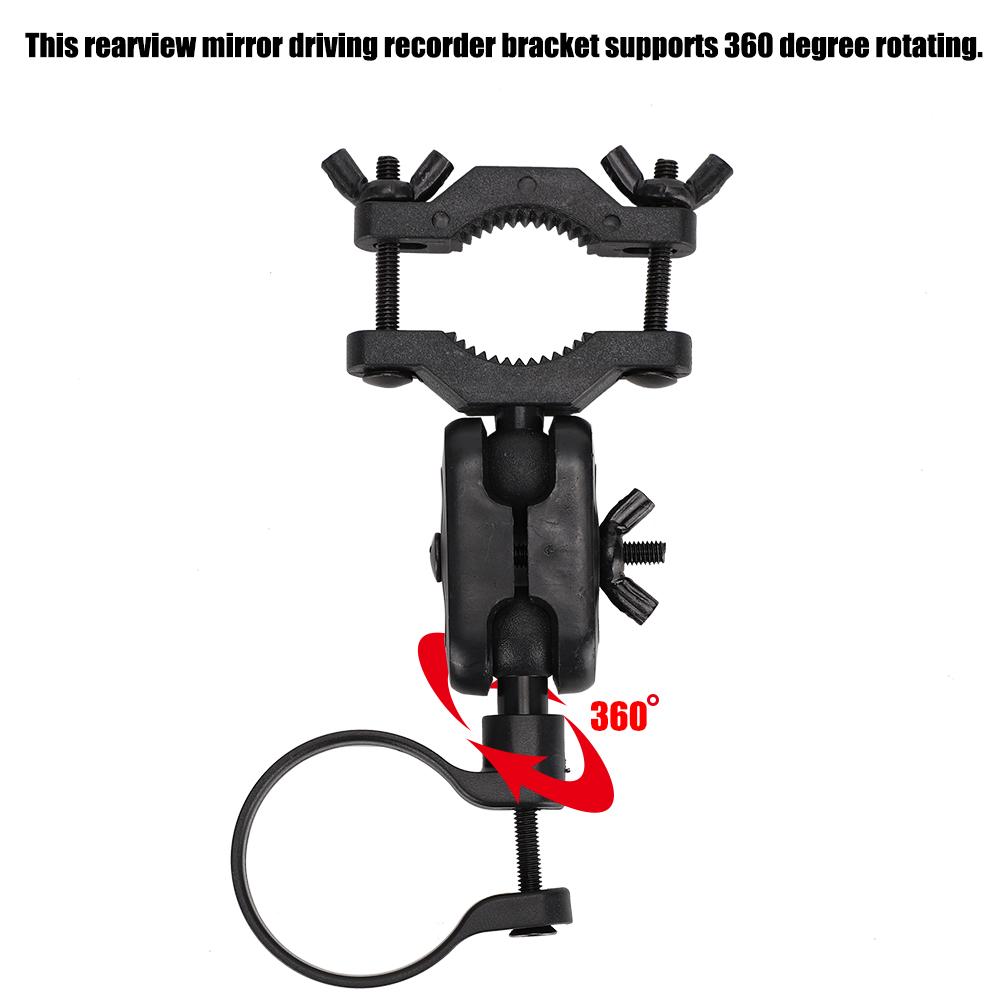 Комплект для крепления камеры зеркала заднего вида автомобиля, вращающийся на 360 градусов кронштейн для автомобильного видеорегистратора