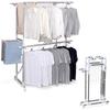 IRIS OHYAMA Сушилка для белья Сушилка для помещения Компактное хранение Сокращает время сушки в помещении Вешалка для полотенец В комплекте ролики Сушилка для людей Ширина x Глубина x Высота см