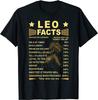 NEW Leo Facts Zodiac Funny Leo Birthday Gift Men Women T-Shirt - MADE IN USA
