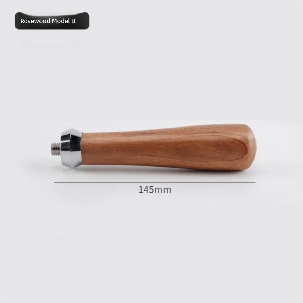Ручка портафильтра M10 для кофемашины, вращающаяся, из массива дерева, держатель фильтра, ручка, инструменты бариста для 51/53/58 мм, деревянная ручка, принадлежности для кафе