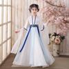 Qiz Hanfu qadimiy kostyum bolalar Xitoy uslubi kichkina qiz kiyimi Tang liboslari malika yubka milliy kostyum bolalar