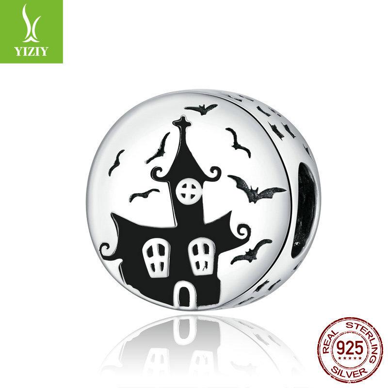 Halloween Bracelet Beaded 925 Silver, Diablo Festival Diy Bead Loose Bead Accessories