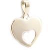 [D7923] - Silver Pendant 'Angelic Heart'