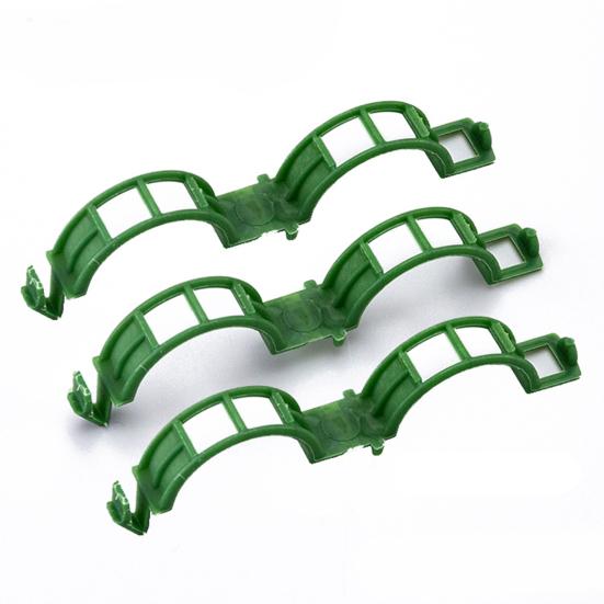 50/100 шт. зажимы для растений, простые в использовании пластиковые зажимы для поддержки растений, прозрачные зажимы для томатов, полый дизайн, зажим для поддержки стебля