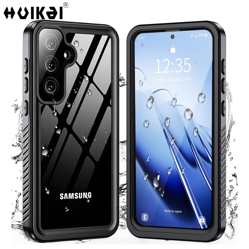 Чехол для Samsung Galaxy S26 FE S26 Ultra S25 A18 A57 Водонепроницаемый IP68 Ударопрочный Пылезащитный Сертифицированный Чехол для Защиты Всего Корпуса