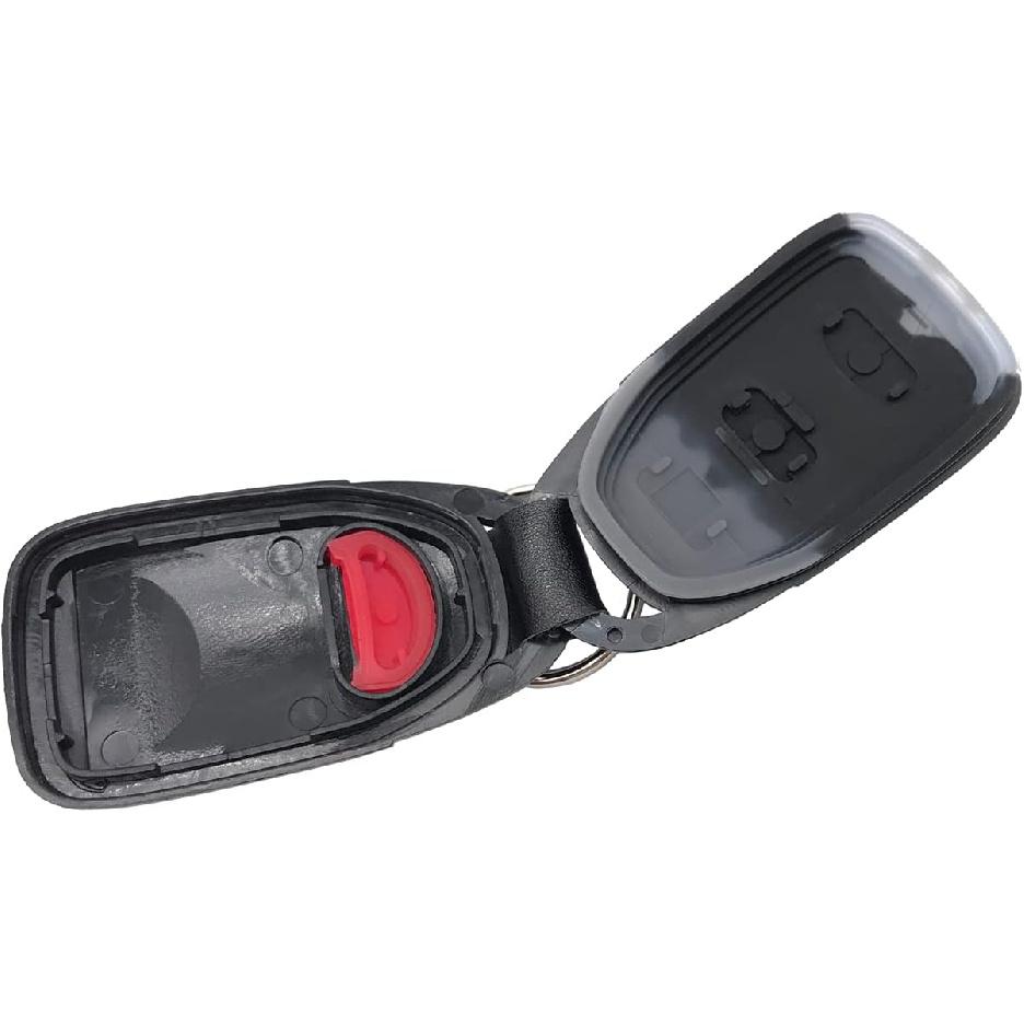 Чехол-брелок для сигнализации без ключа, подходит для Hyundai Elantra 2007-2010, Sonata, Tucson 2006-2010, для Kia, корпус брелка, 4 кнопки (1)