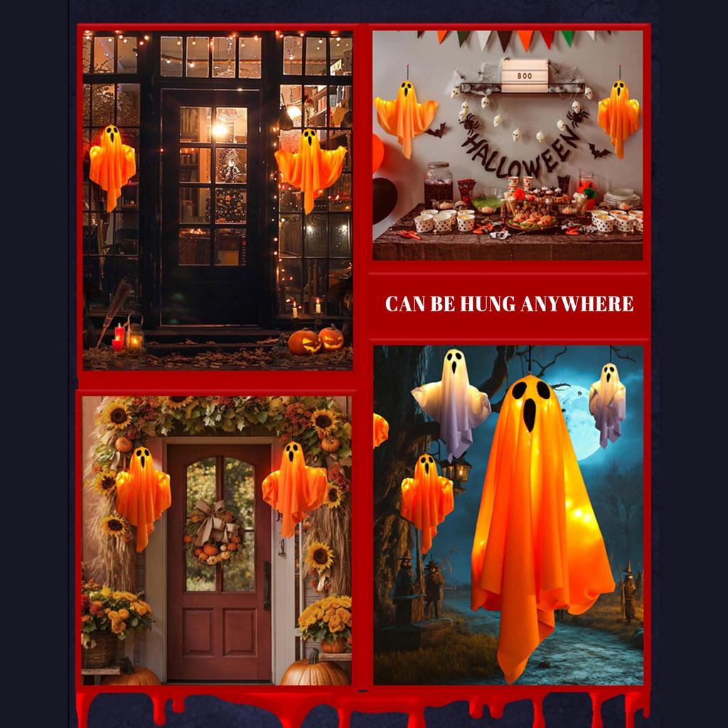 Halloween Terror Decoration Ghost Pendant Hanging Ghost Threatening Prop Courtyard Decoration Pendant