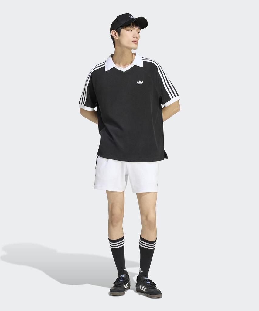 Поло Adidas из махровой ткани - Черный / Kw7397