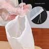 5PCS Soy Wine Nylon Filter Bag Nut Milk Bag Tea Coffee Yogurt Filter Net Mesh Kitchen Food Reusable Nylon Filter Bags Strainer