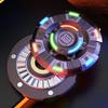 Fidgeting Spinner Magnetic Push Coin 2In1 Counter-Stress Ease Luminous Plaything Spinning Tip Top Haptic Coin Edc Metal Push Card Glowing
