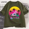 Kame House T Shirt Unisex Unisex Cotton Master Roshi Tshirt Japanese Style Casual Short Sleeve Tshirt Tee Shirt Unisexs Clothing