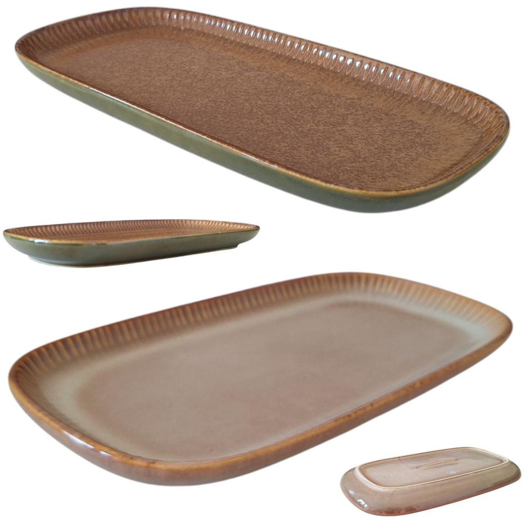 PLATTER, SALAD BOWL, SUSHI PLATE, RECTANGULAR, CERAMIC, 30 cm