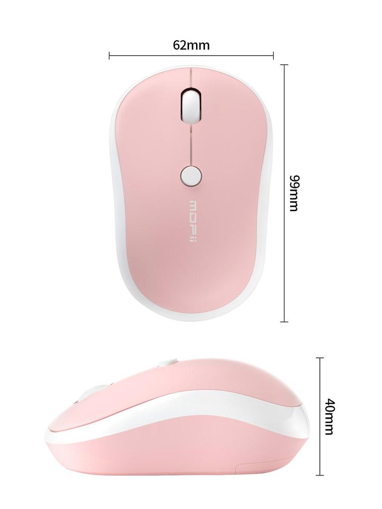 Mofii Беспроводная бесшумная мышь 2.4G, разработанная для портативного использования левшами и правшами