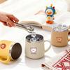 430ML Cartoon 316 Stainless Steel Coffee Cup Double Walled Insulated Thermos Mug Portable Drinking Cup Tumbler with Handle