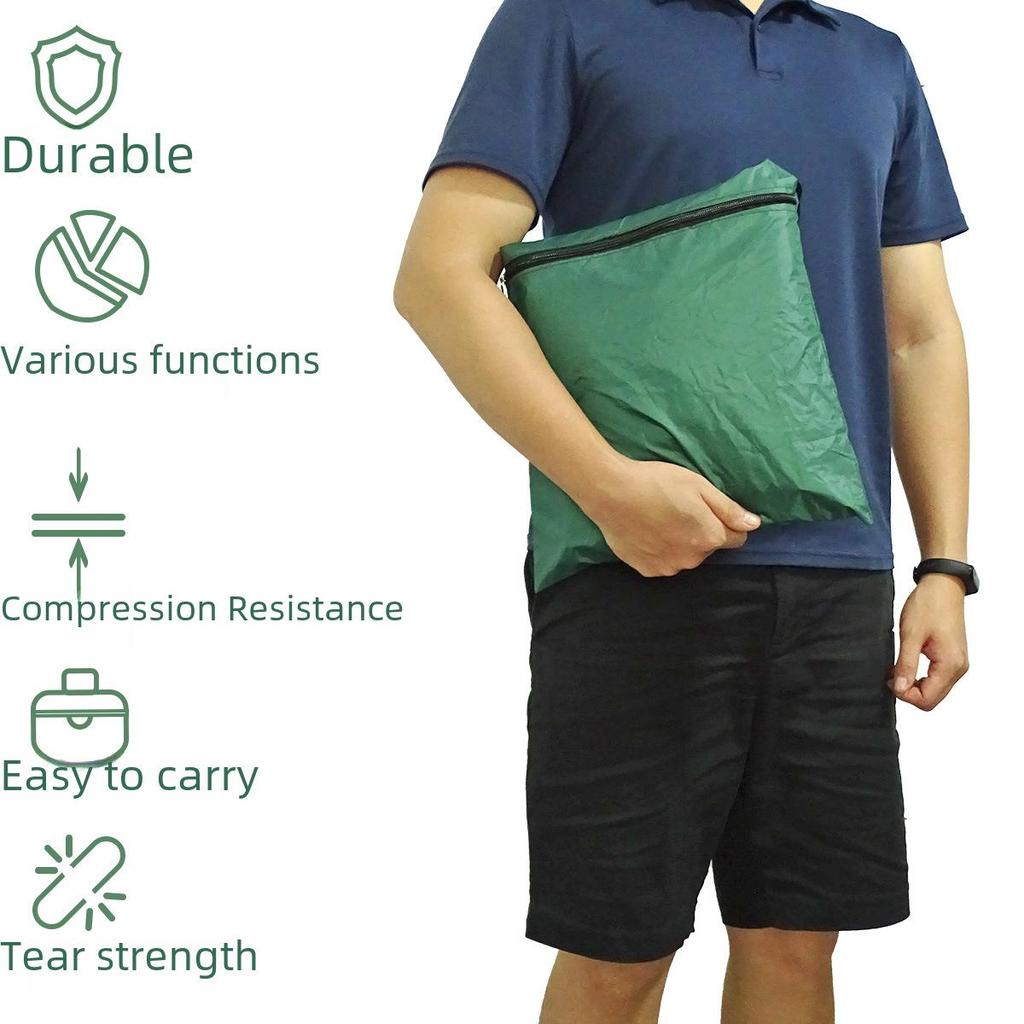 19-точечный многофункциональный тент с серебряным покрытием, устойчивый к разрывам - защита от дождя и солнца для кемпинга