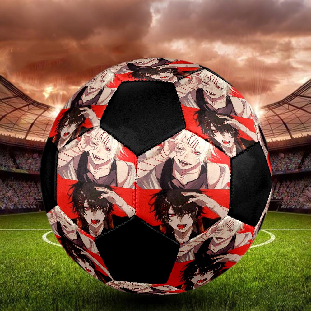 Футбольный мяч Цветной Машинная строчка ПВХ Размер 5 Командные тренировки Готов к соревнованиям Прочный Высокий отскок Крутой спортивный подарок