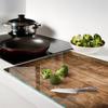 Kitchen Multifunctional Decorative Board Tempered Glass Wood 80x52 cm