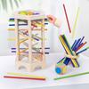 Montessori Wooden Stick Game: Interactive Parent-Child Toy for Ages 3-6