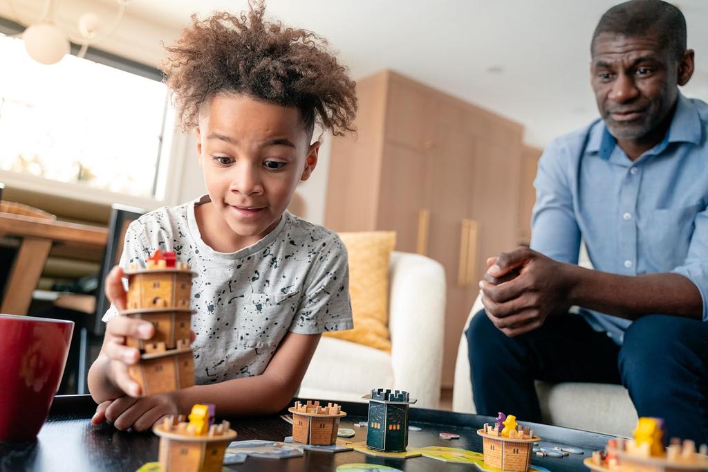 Wandering Trapping Magic Spells Strategy Board Fun Family Game for 6 Ages 30 Minutes Tower, Wizards, Movement, & Game, Players, 10+, 1-6 Players,