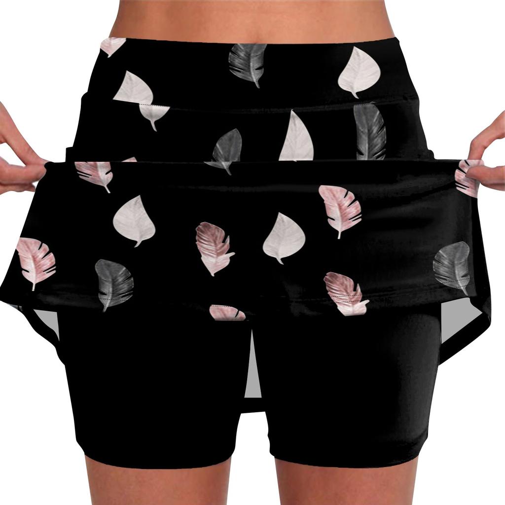 Эластичные брюки-кюлоты для йоги для женщин, спортивные шорты с принтом, легкие узкие однотонные бегуны с высокой талией