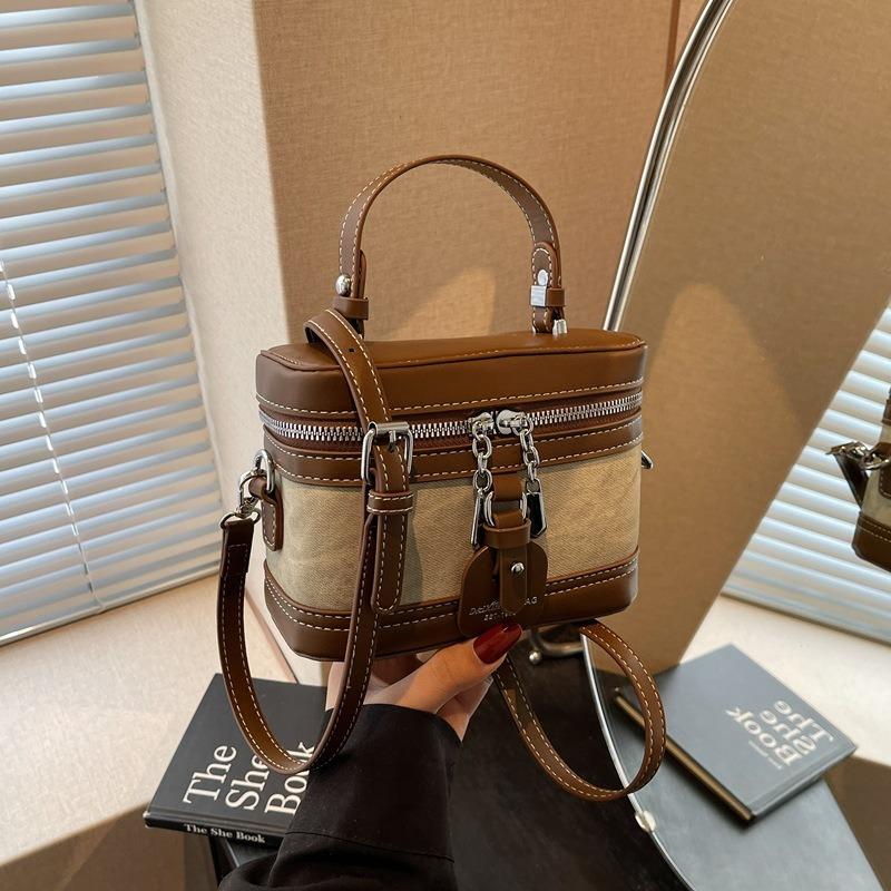 Ретро сумка-коробка женская новая весенняя модная универсальная сумка-мессенджер нишевая портативная сумка для поездок