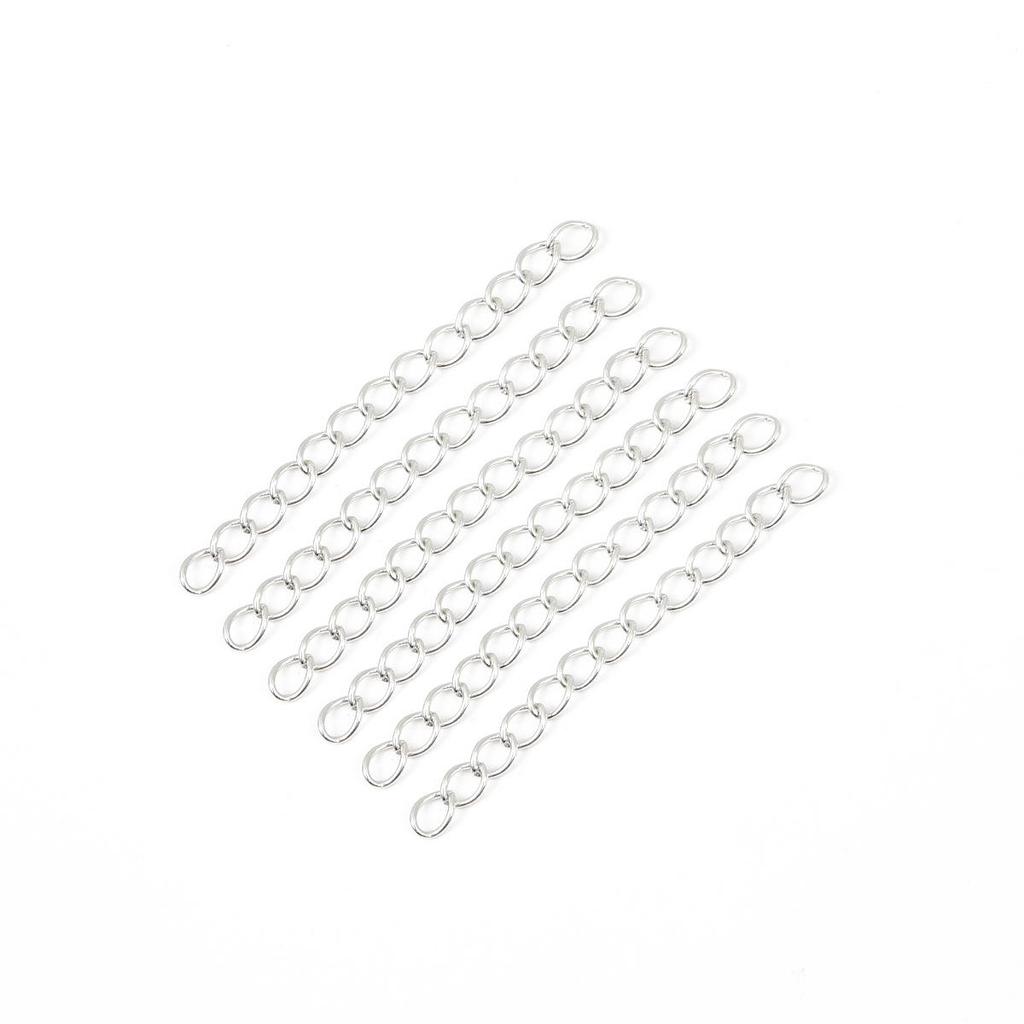 Цепочка-удлинитель и регулировочная цепочка для ожерелья, браслета, серег для DIY ювелирных аксессуаров