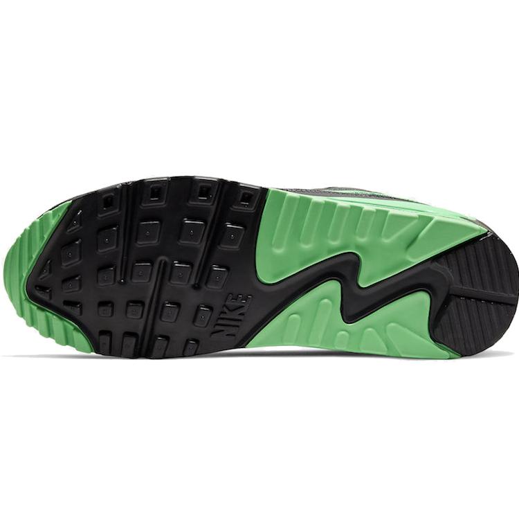 Nike Air Max 90 Undefeated Черно-зеленые CJ7197-004