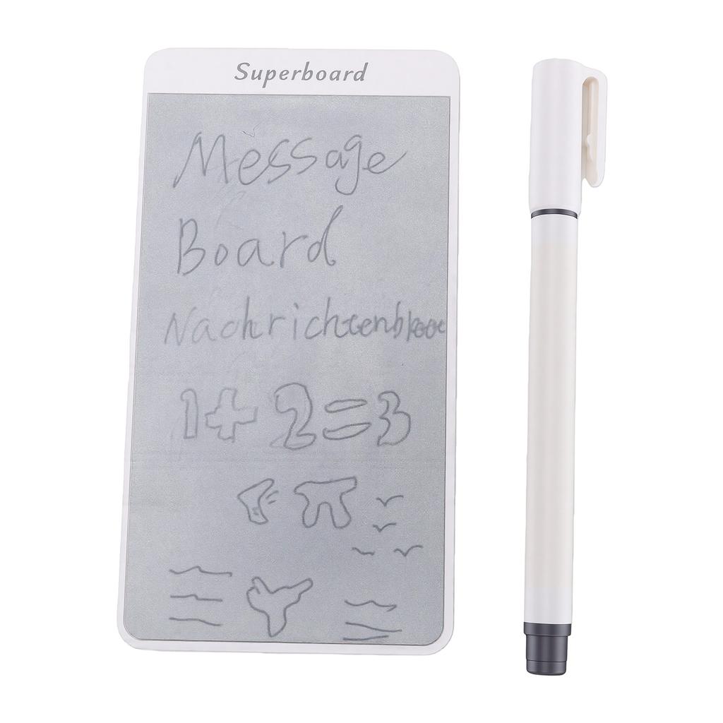 5.5 Inch Magnetic Fridge Whiteboard Notepad with Stylus Portable Erasable Writing Drawing Board for Home Work