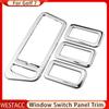 4Pcs Car Door Armrest Windows Lift Panel Cover Trim Stickers for Volkswagen VW Golf 7 MK7 7.5 MK7.5 2013 -  LHD