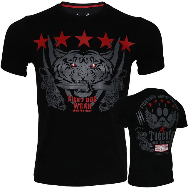 MMA Breathable Boxing Jerseys Tiger Muay Thai Kick Boxing Sweatshirt Men T-Shirt