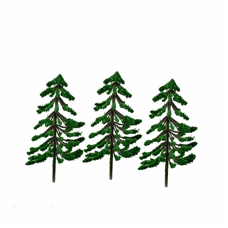 Пластиковые ели ручной работы для DIY микроландшафтов и моделей песочных столов