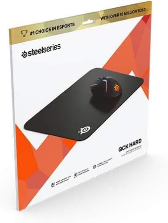 SteelSeries Игровая мышь Резиновая 320 мм x 270 мм x 3 QcK Hard 63821 Коврик, Жесткий, Нескользящая основа, мм,
