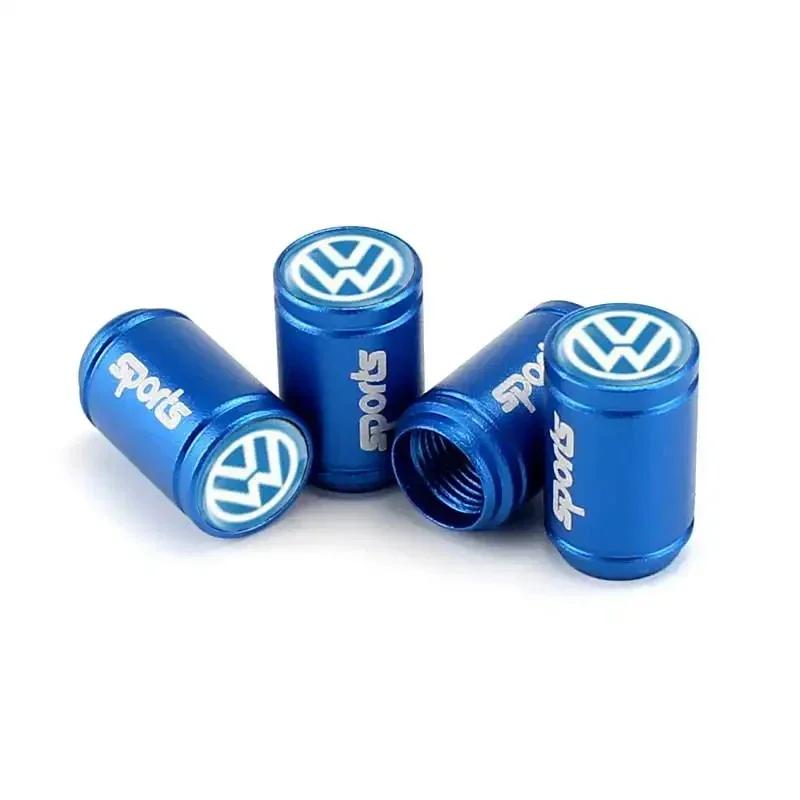 Для VW Новые 4 шт. Колпачки на ниппель колеса автомобиля, Защитные колпачки на шток для Volkswagen Passat Santana Touareg Tiguan GTI Rline Bora Jetta Bee