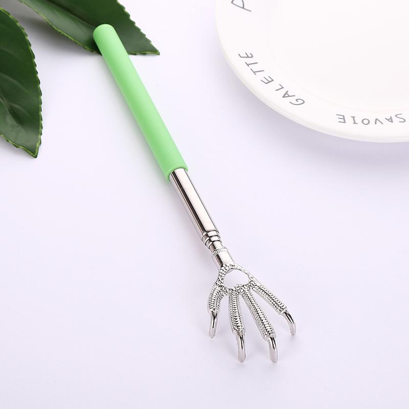 Телескопическая чесалка для спины Eagle Claw, массажер для спины из нержавеющей стали, чесалка для тела